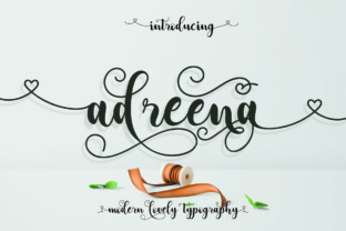 Adreena Script: A Playful Typeface for Unforgettable Designs