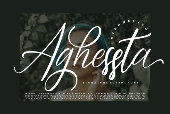 Aghessta Script: Adding Luxury Spark to Your Creative Projects