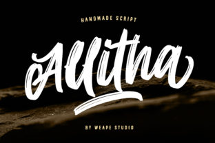 Allitha Script: A Bold Yet Personal Creative Font