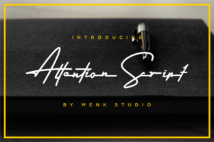 Attention Script: A Modern Handwritten Font for Elegant Designs