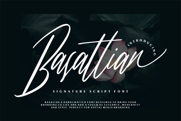 Basattian Script: A Handwritten Charm for Modern Designs