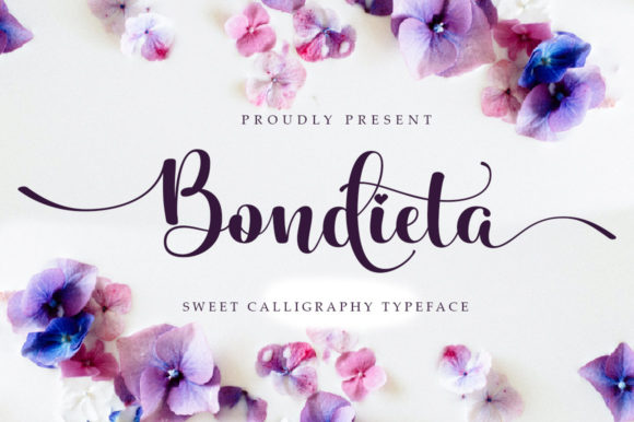 Bondieta Script: Bridging Charm and Elegance in Your Designs