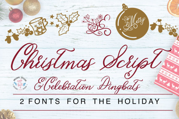 Christmas Duo Script: A Creative Font Pairing for Festive Designs