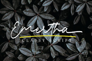Emertha Script: The Handwritten Font with a Modern Twist