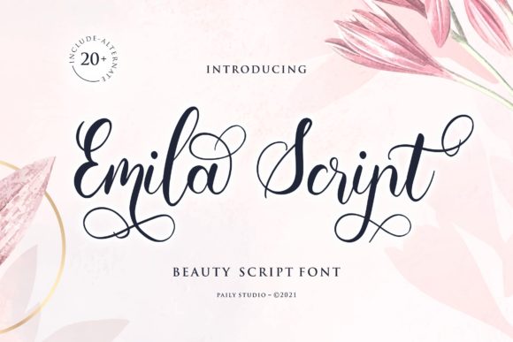 Emila Script: A Creative Font for Modern Branding