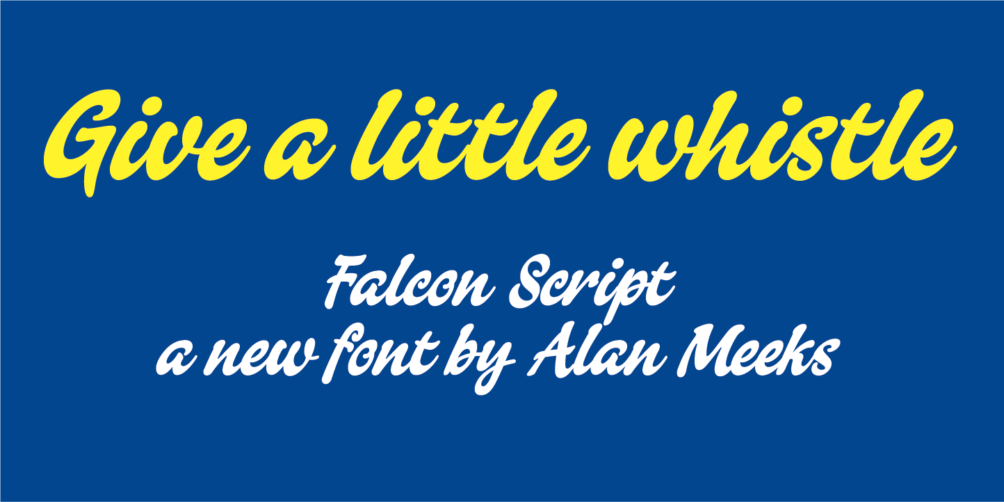 Exploring Falcon Script: A Fresh Take on Handwritten Style