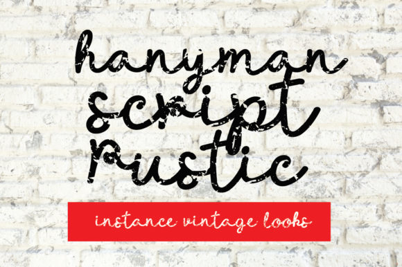 Handyman Script Rustic: A Font for Authentic Branding