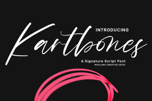 Kartbones Script: A Friendly Script Font for Creative Projects