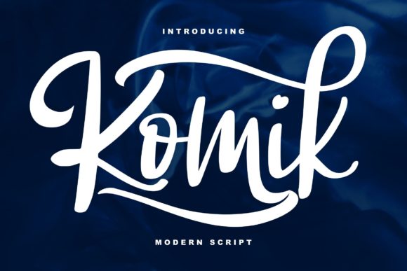 Komik Script: A Vintage Font with Modern Branding Power