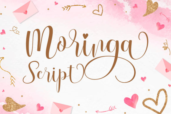 Moringa Script: The Handwritten Font for Romantic Projects