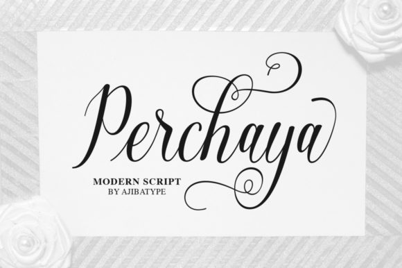 Perchaya Script: The Versatile Handwritten Font for Creative Projects