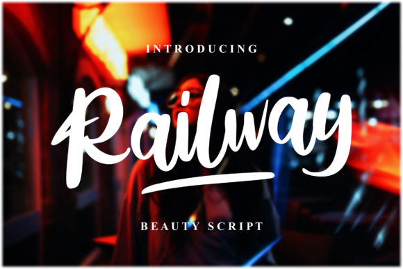 Railway Script: The Flowing Font for Timeless Design