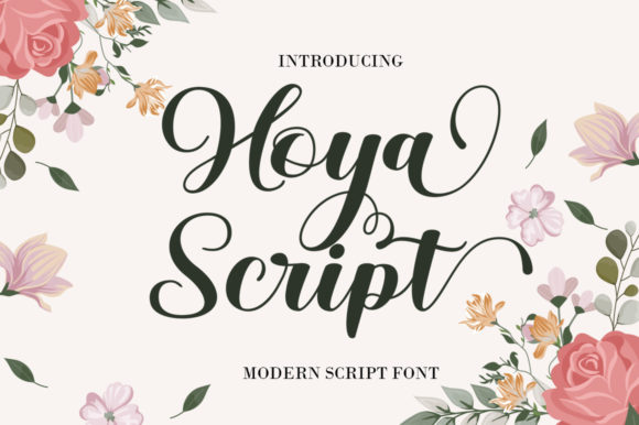 Unlock Creative Flow with Hoya Script Font